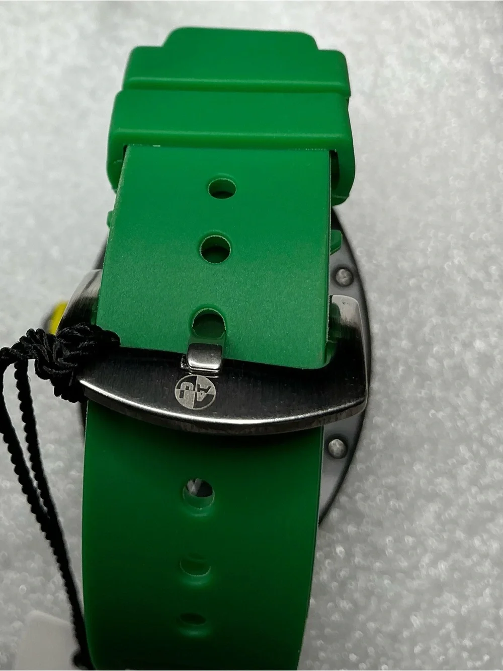 AJ’s VIP Unisex Green Novelty Smiley Dial Watch